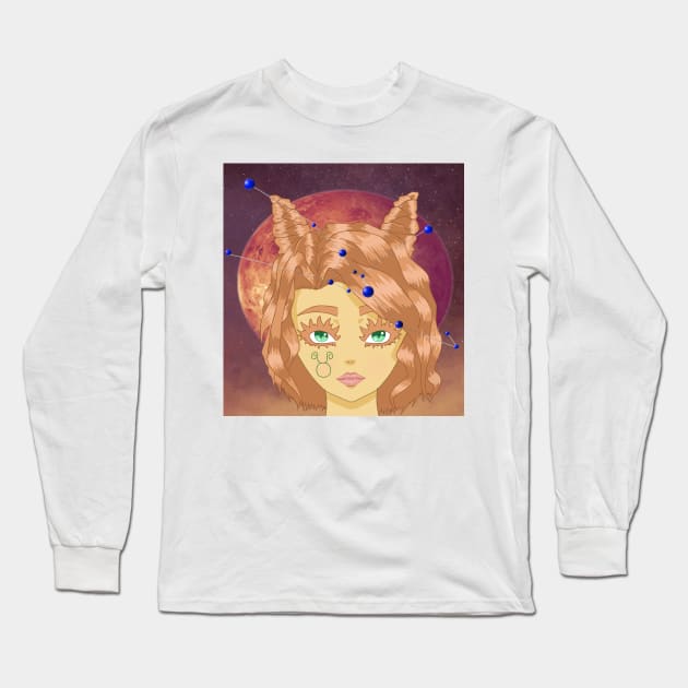 Taurus Girl Long Sleeve T-Shirt by Peachbaby_k 